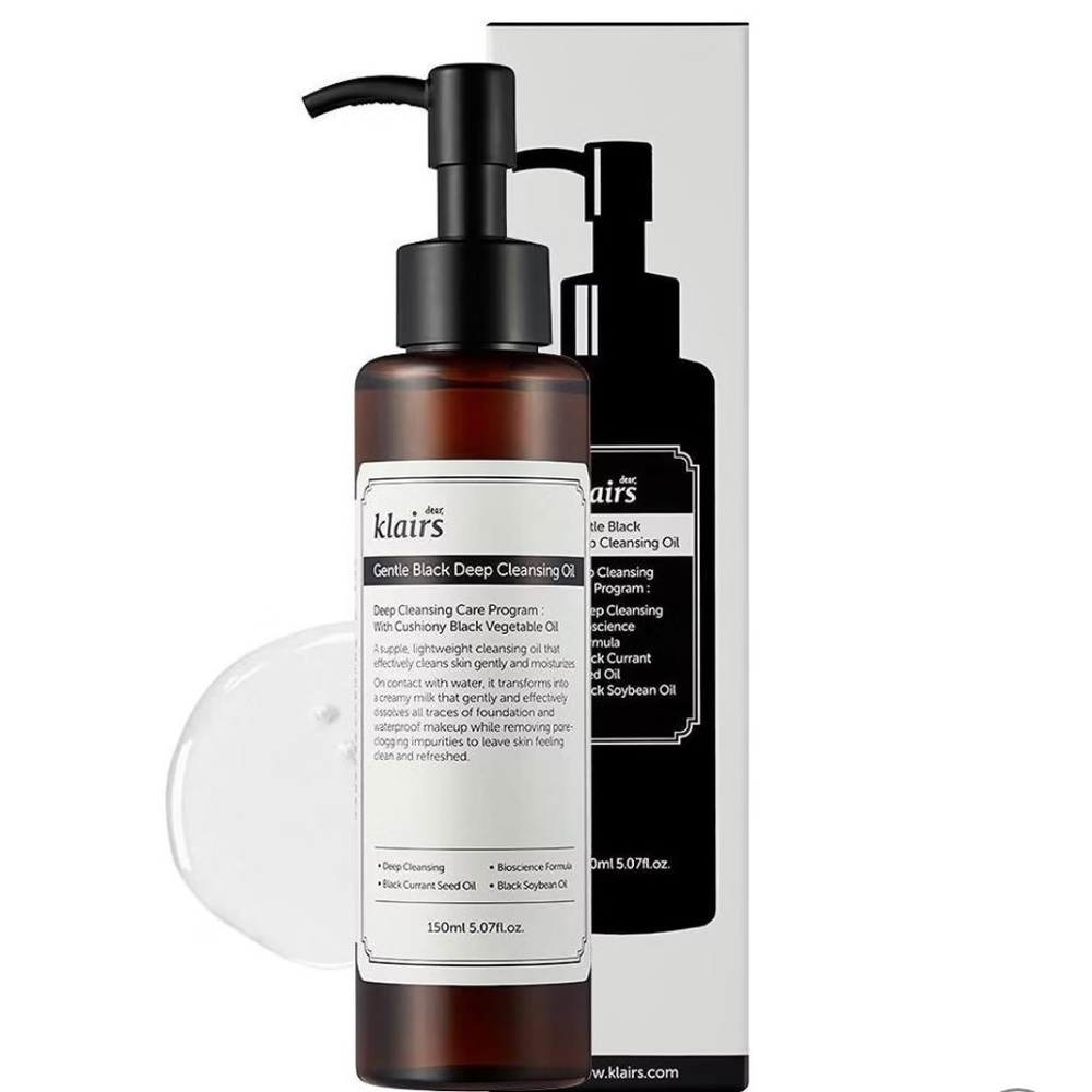 Klairs Gentle Black Deep Cleansing Oil